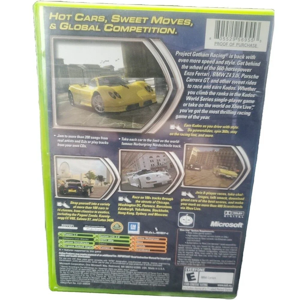 Project Gotham Racing 2 Xbox For Xbox Original CIB